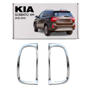 KIA SORENTO II XM 2012-2014 PO FACELIFTINGU NAKŁADKI TYLNYCH ŚWIATEŁ PRZECIWMGIELNYCH