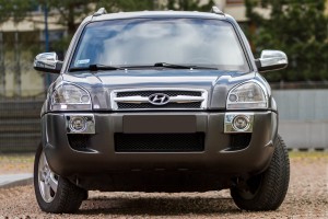 HYUNDAI TUCSON I JM 2004-2009 NAKŁADKI LAMP PRZECIWMGIELNYCH PRZEDNICH