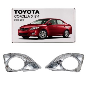 TOYOTA COROLLA X E14 2006-2010 PRZED FACELIFTINGIEM NAKŁADKI PRZEDNICH LAMP PRZECIWMGIELNYCH