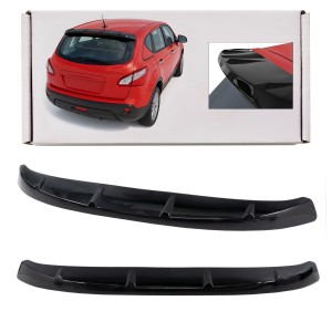NISSAN QASHQAI I J10 2007-2014 SPOILER TYLNY CZARNY LAKIEROWANY PIANO BLACK