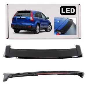 HONDA CR-V III 2006-2011 SPOILER TYLNY CZARNY LAKIEROWANY PIANO BLACK ZE ŚWIATŁEM LED