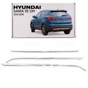 HYUNDAI SANTA FE III DM 2012-2018 WYPRZEDAŻ  LISTWA KLAPY TYLNEJ WOKÓŁ ZNACZKA