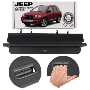JEEP COMPASS I MK49 2007-2010 PRZED FACELIFTINGIEM ROLETA BAGAŻNIKA CZARNA 82212687