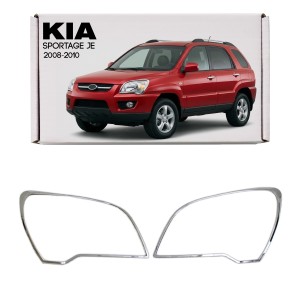 KIA SPORTAGE II JE 2008-2010 PO FACELIFTINGU NAKŁADKI NA LAMPY PRZEDNIE