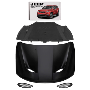JEEP GRAND CHEROKEE IV WK2 2010-2021 ALUMINIOWA MASKA STYLIZUJĄCA SRT Z WYGŁUSZENIEM