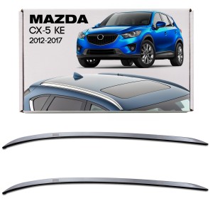 MAZDA CX-5 I  KE 2012-2017 RELINGI DACHOWE ALUMINIOWE BEZ WIERCENIA 0000-8L-R01
