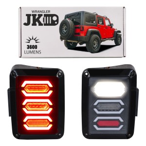 JEEP WRANGLER JK 2007-2018 LAMPY TYLNE LED MODEL BLADE 3600 LUMENÓW