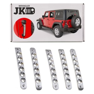 JEEP WRANGLER JK 4D ALUMINIOWE WKŁADKI KLAMEK