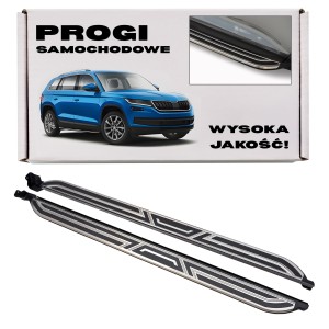 SKODA KODIAQ 2016+ STOPNIE BOCZNE PROGI SAMOCHODOWE