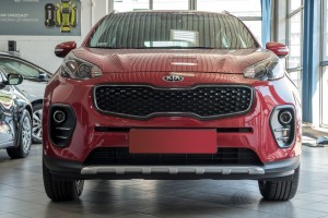 KIA SPORTAGE IV 2016-2018 PRZED LIFTINGIEM DOKŁADKI ZDERZAKÓW GŁADKIE ABS