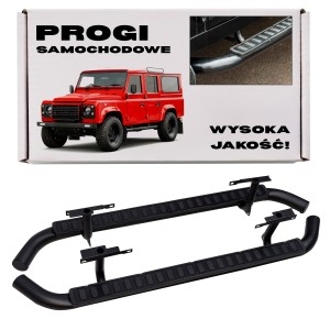 LAND ROVER DEFENDER 110 2003-2016 STOPNIE BOCZNE CZARNE MODEL STYL SVX