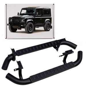 LAND ROVER DEFENDER 90 STOPNIE BOCZNE CZARNE MODEL STYL SVX