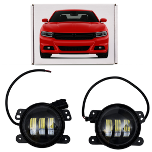DODGE CHARGER 2010-2014 LAMPY PRZECIWMGIELNE LED PRZEDNIE 4"