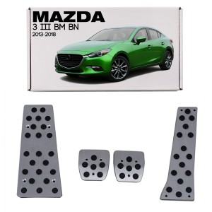 MAZDA 3 III BM 2013-2018 MANUAL NAKŁADKI NA PEDAŁY