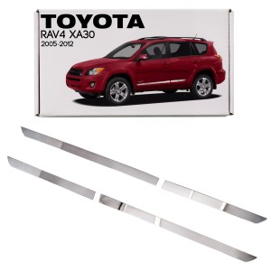 TOYOTA RAV4 III XA30 2005-2012 WERSJA USA DEKORACYJNE LISTWY DRZWI