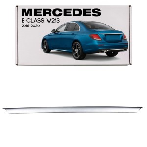 MERCEDES E-CLASS W213 2016-2020 PRZED FACELIFTINGIEM OZDOBNA LISTWA TYLNYCH ŚWIATEŁ PRZECIWMGIELNYCH