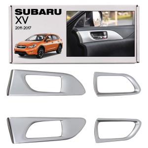 SUBARU XV 2012-2016 OZDOBNE NAKŁADKI KLAMEK WEWNĘTRZNYCH