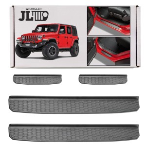 JEEP WRANGLER JL 2018+ 4 DRZWI WEWNĘTRZNE LISTWY PROGOWE 82215394
