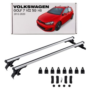 VOLKSWAGEN GOLF 7 VII 5G 2012-2020 HATCHBACK BAGAŻNIK DACHOWY BELKI BAZOWE 120 CM