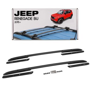JEEP RENEGADE I BU 2015+ RELINGI DACHOWE CZARNE 5VY01LXHAA