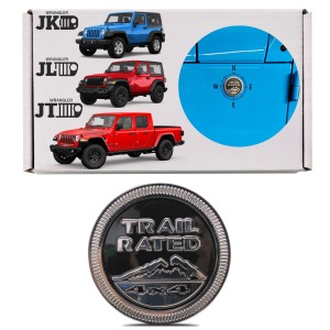 JEEP WRANGLER JK JL JT GLADIATOR EMBLEMAT TRAIL RATED