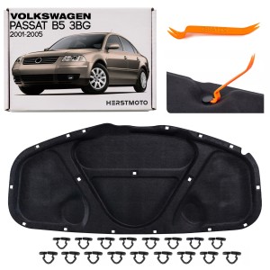 VOLKSWAGEN PASSAT B5 3BG 2001-2005 PO FACELIFTINGU WYGŁUSZENIE MASKI 3B0863835K