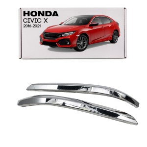 HONDA CIVIC X 2016-2021 OZDOBNE LISTWY LUSTEREK CHROM