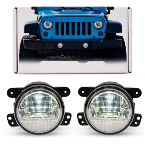 JEEP WRANGLER JK 2007-2018 ŚWIATŁA PRZECIWMGIELNE LED KOMPLET