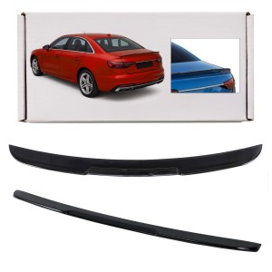 AUDI A4 B9 2015-2024 SEDAN SPOILER TYLNY CZARNY LAKIEROWANY PIANO BLACK