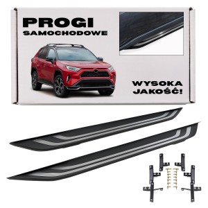 TOYOTA RAV4 V XA50 2019+ STOPNIE BOCZNE PROGI SAMOCHODOWE