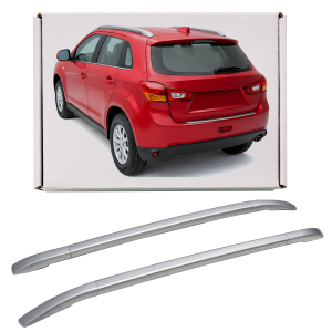 MITSUBISHI ASX 2010-2021 PRZYLEGAJĄCE RELINGI DACHOWE SREBRNE STYL OEM