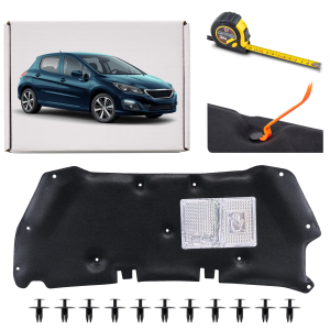 PEUGEOT 308 T9 2013-2017 WYGŁUSZENIE MASKI KOMPLET ZE SPINKAMI 9819010480