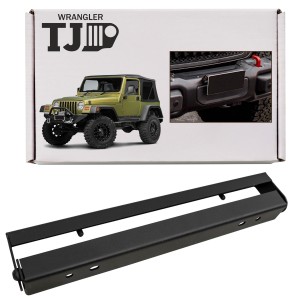 JEEP WRANGLER YJ/TJ UCHYLNE STALOWE MOCOWANIE TABLICY POD WYCIĄGARKĘ