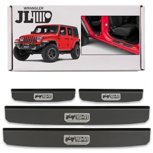 JEEP WRANGLER JL 2018+ 4 DRZWI ROCZNICOWE WEWNĘTRZNE LISTWY PROGOWE