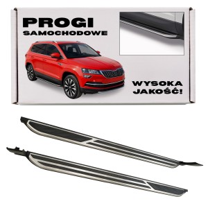 SKODA KAROQ 2017+ STOPNIE BOCZNE PROGI SAMOCHODOWE