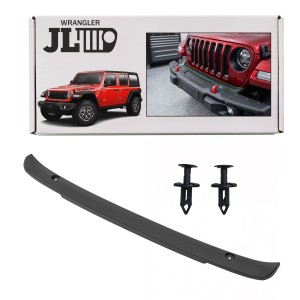 JEEP WRANGLER JL 2018+ LISTWA MASKUJĄCA PRZEDNIEGO ZDERZAKA + SPINKI
