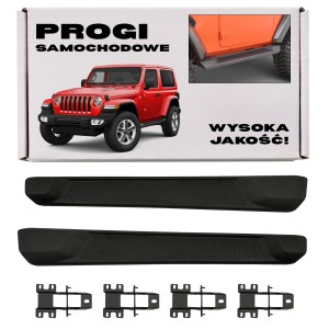 JEEP WRANGLER JL 2018+ 2D STOPNIE BOCZNE PROGI OEM 82215145