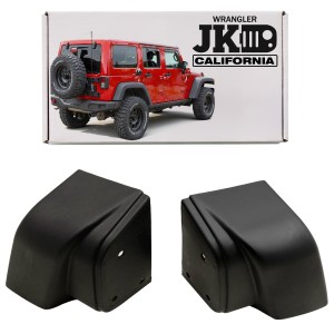 JEEP WRANGLER JK 2007-2018 KOŃCÓWKI ZDERZAKA TYLNEGO MODEL CALIFORNIA KOMPLET