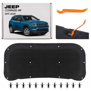 JEEP COMPASS II MP 2017-2020 PRZED FACELIFTINGIEM WYGŁUSZENIE MASKI 68244280AA + SPINKI