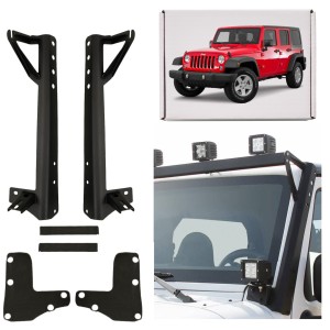JEEP WRANGLER JK 2007-2018 MOCOWANIE ŚWIATEŁ DODATKOWYCH 52'' NA SŁUPEK PRZEDNI