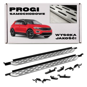 VOLKSWAGEN T-ROC 2017+ WERSJA LONG STOPNIE BOCZNE PROGI SAMOCHODOWE 2GA.071.691