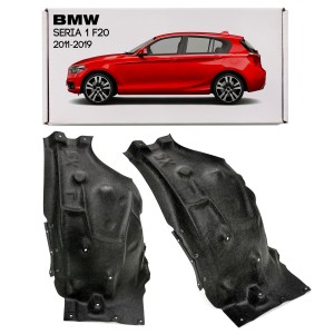 BMW SERIA 1 F20 2011-2019 MATERIAŁOWE NADKOLE LEWE PRZEDNIE CZĘŚĆ TYLNA 51717241845