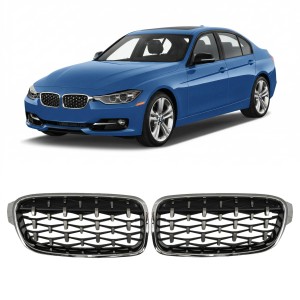 BMW SERIA 3 F30 F31 2011-2018 TUNINGOWY GRILL PRZEDNI ATRAPA NERKI CHROM