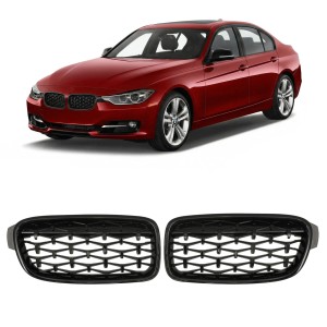 BMW SERIA 3 F30 F31 2011-2018 TUNINGOWY GRILL PRZEDNI ATRAPA NERKI CZARNY