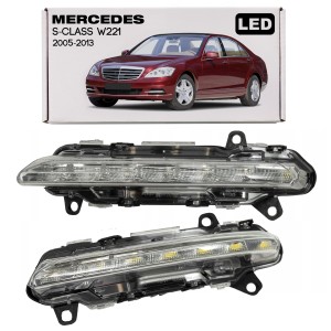 MERCEDES S-CLASS W221 2005-2013 LEWE ŚWIATŁO DO JAZDY DZIENNEJ DRL LED A2218201756