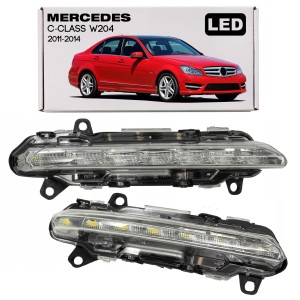 MERCEDES C-CLASS W204 2011-2014 PRAWE ŚWIATŁO DO JAZDY DZIENNEJ DRL LED A2218201856