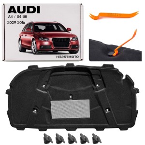 AUDI A4 / S4 B8 2009-2016 WYGŁUSZENIE MASKI KOMPLET ZE SPINKAMI 8T0863825H