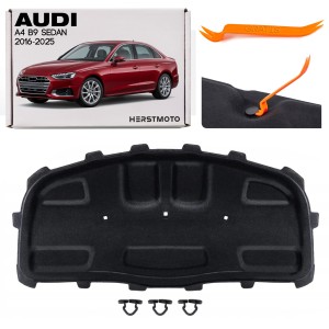 AUDI A4 B9 SEDAN 2016-2025 WYGŁUSZENIE MASKI KOMPLET ZE SPINKAMI 8W0863825