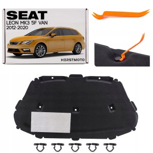 SEAT LEON MK3 III 5F 2012-2020 VAN/KOMBI WYGŁUSZENIE MASKI 5F0863831E