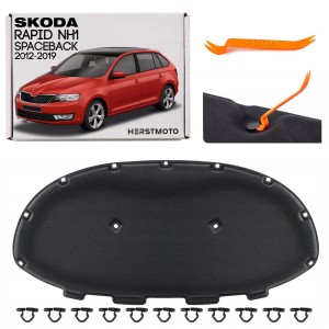 SKODA RAPID I NH1 2012-2019 SPACEBACK WYGŁUSZENIE MASKI 5JA863831